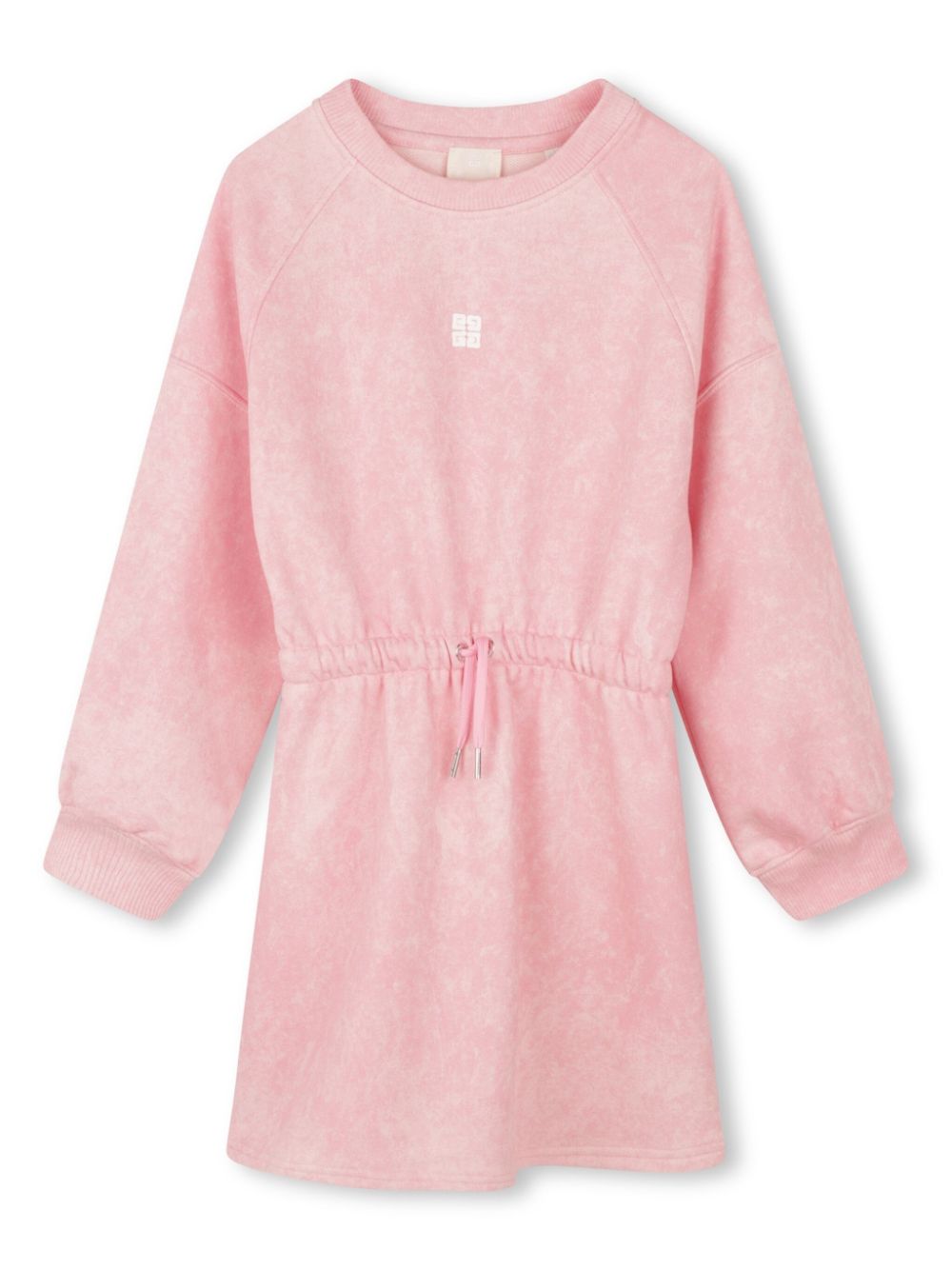 4G-motif cotton dress - Pink