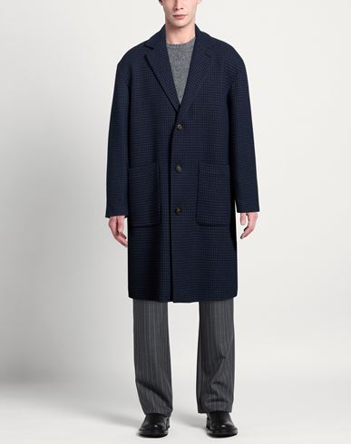 Man Coat Navy Size 46 Virgin Wool, Polyamide