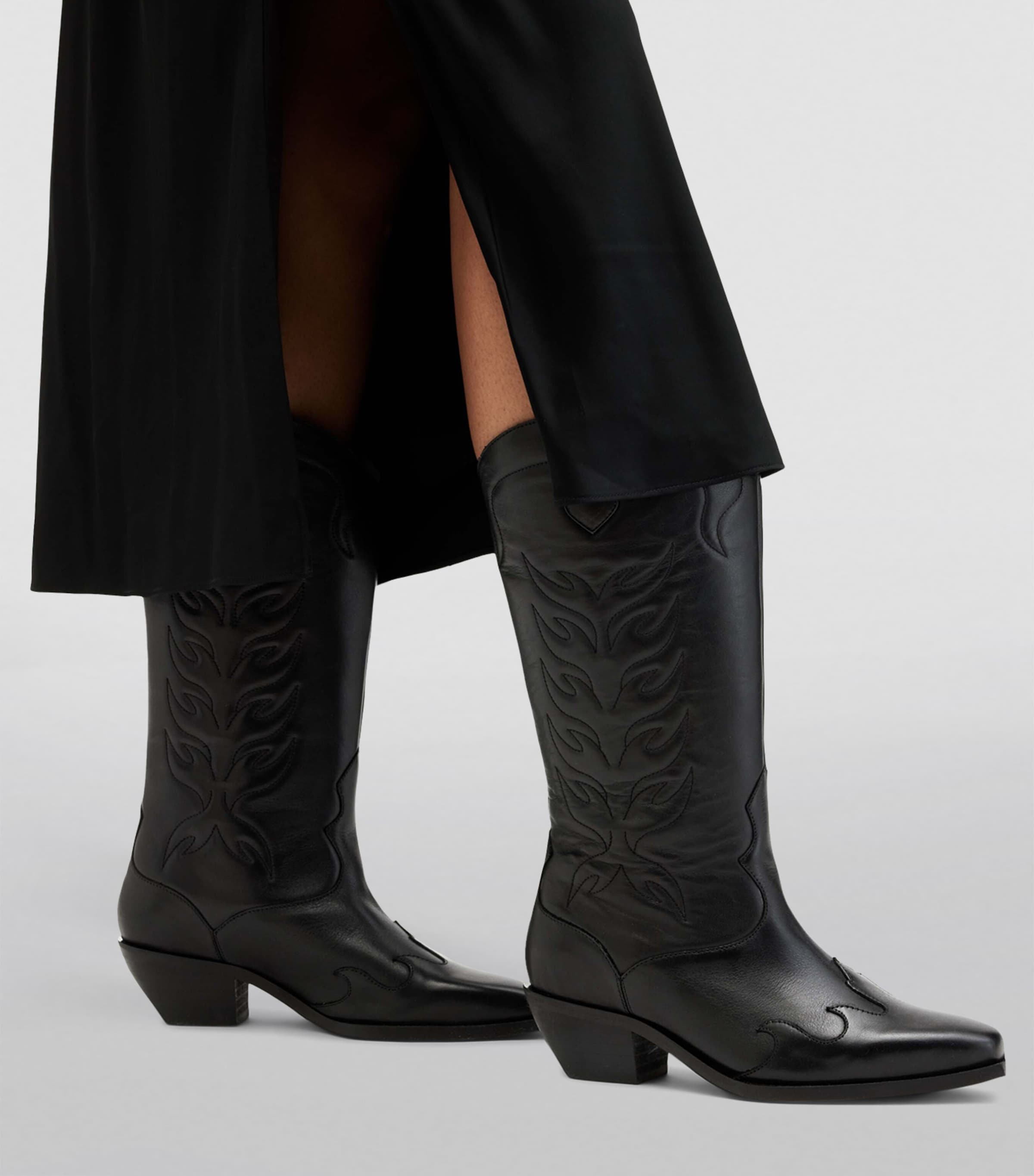 Leather Dolly Cowboy Boots 60