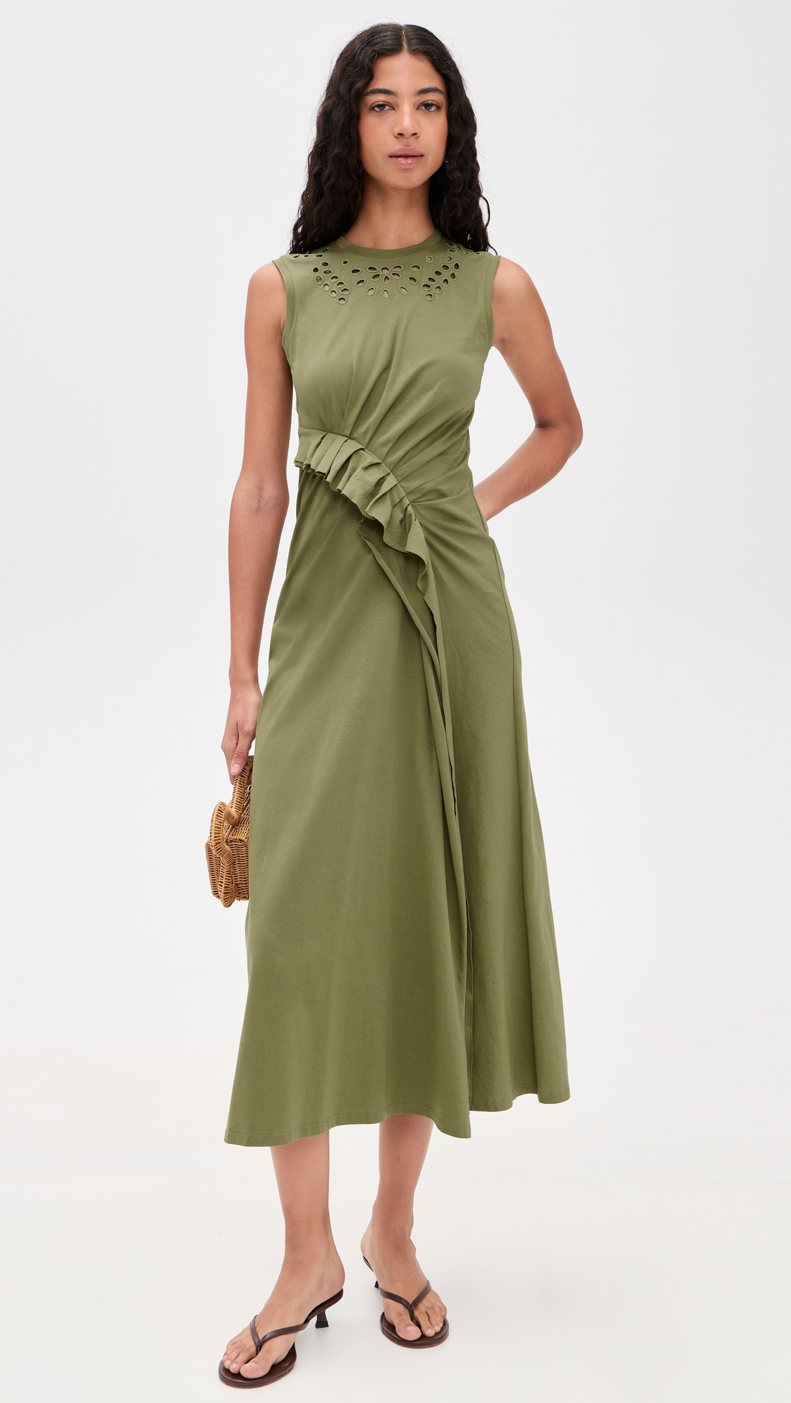 Jeune Cotton Dress Lichen