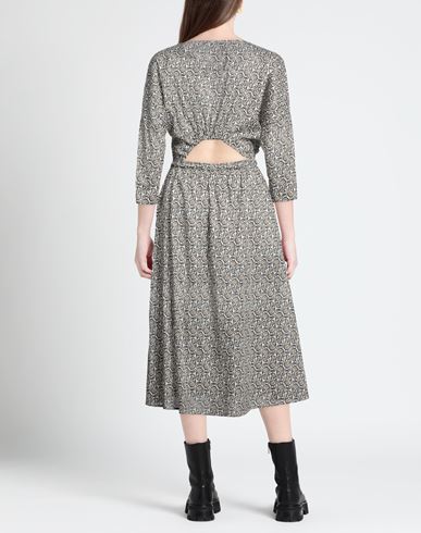 Woman Midi dress White Size 6 Cotton