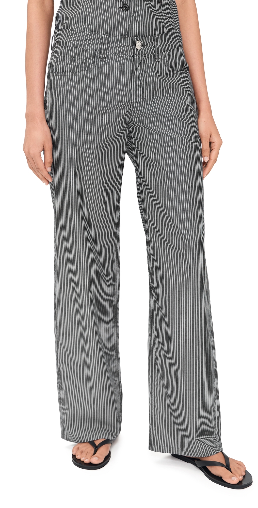 Saige Stripe Poplin Pants Salst