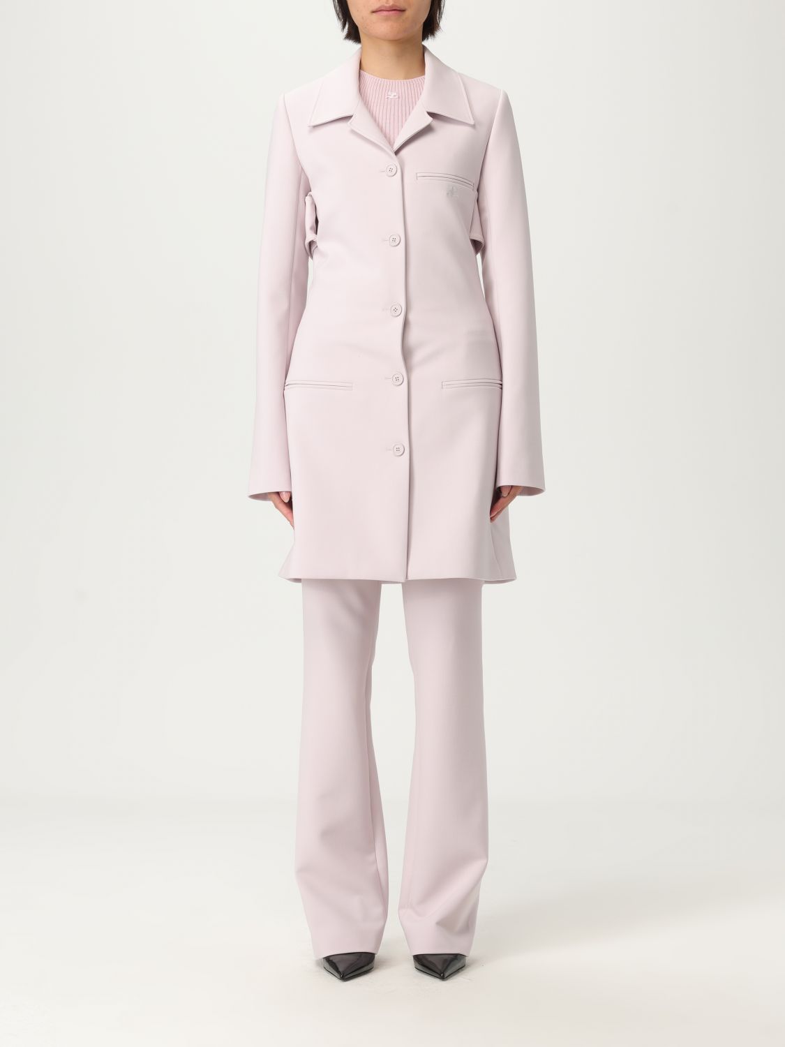 A-line coat - Black