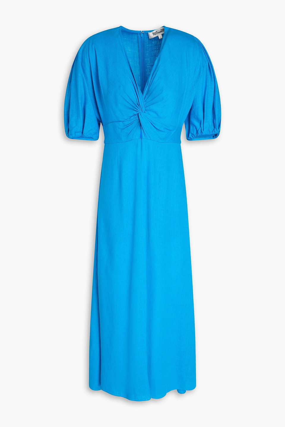 Majorie twisted woven midi dress