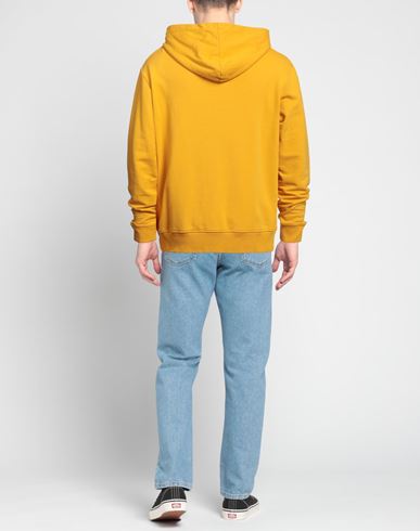 Man Sweatshirt Yellow Size L Cotton