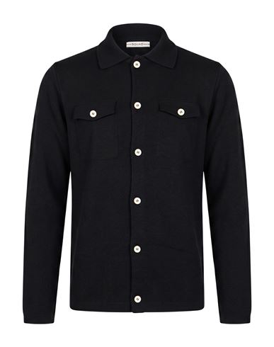 Man Cardigan Black Size M Modal, Wool