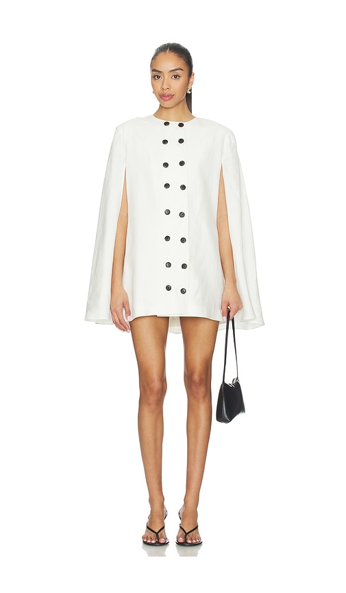 SELMACILEK Button Down Jacket in Ivory. - M also in L