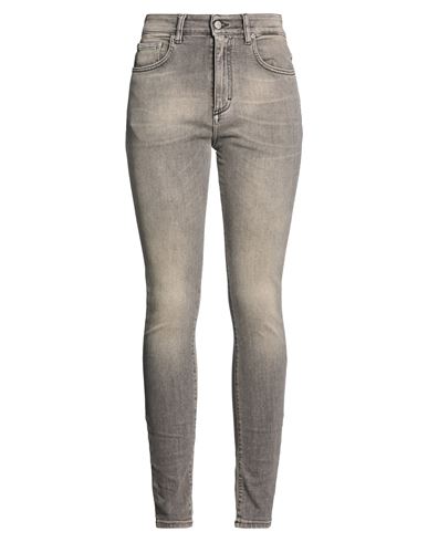 Woman Jeans Grey Size 32 Cotton, Elastomultiester, Elastane