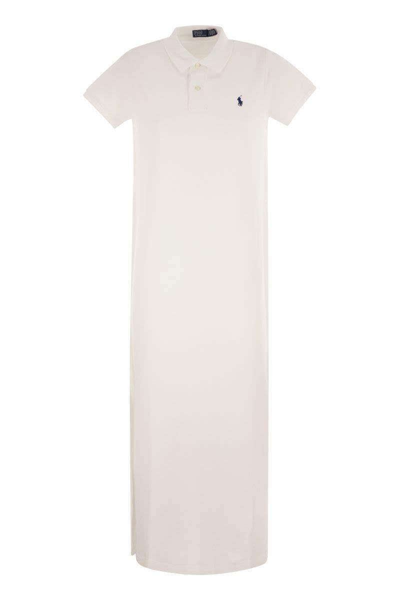 Cotton Pique Polo Shirt Dress