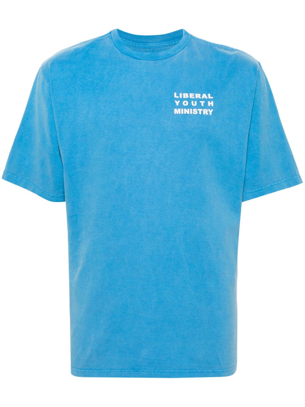 Logo-print cotton T-shirt - Blue
