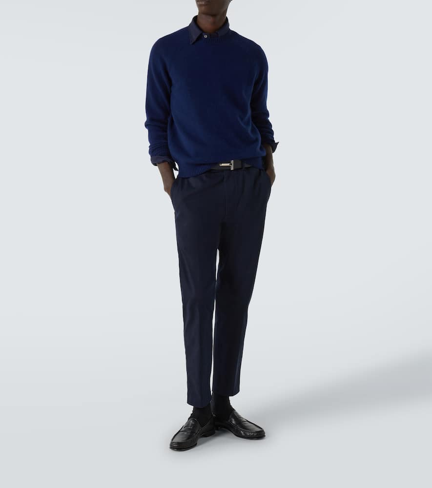 Wool and cashmere sweater