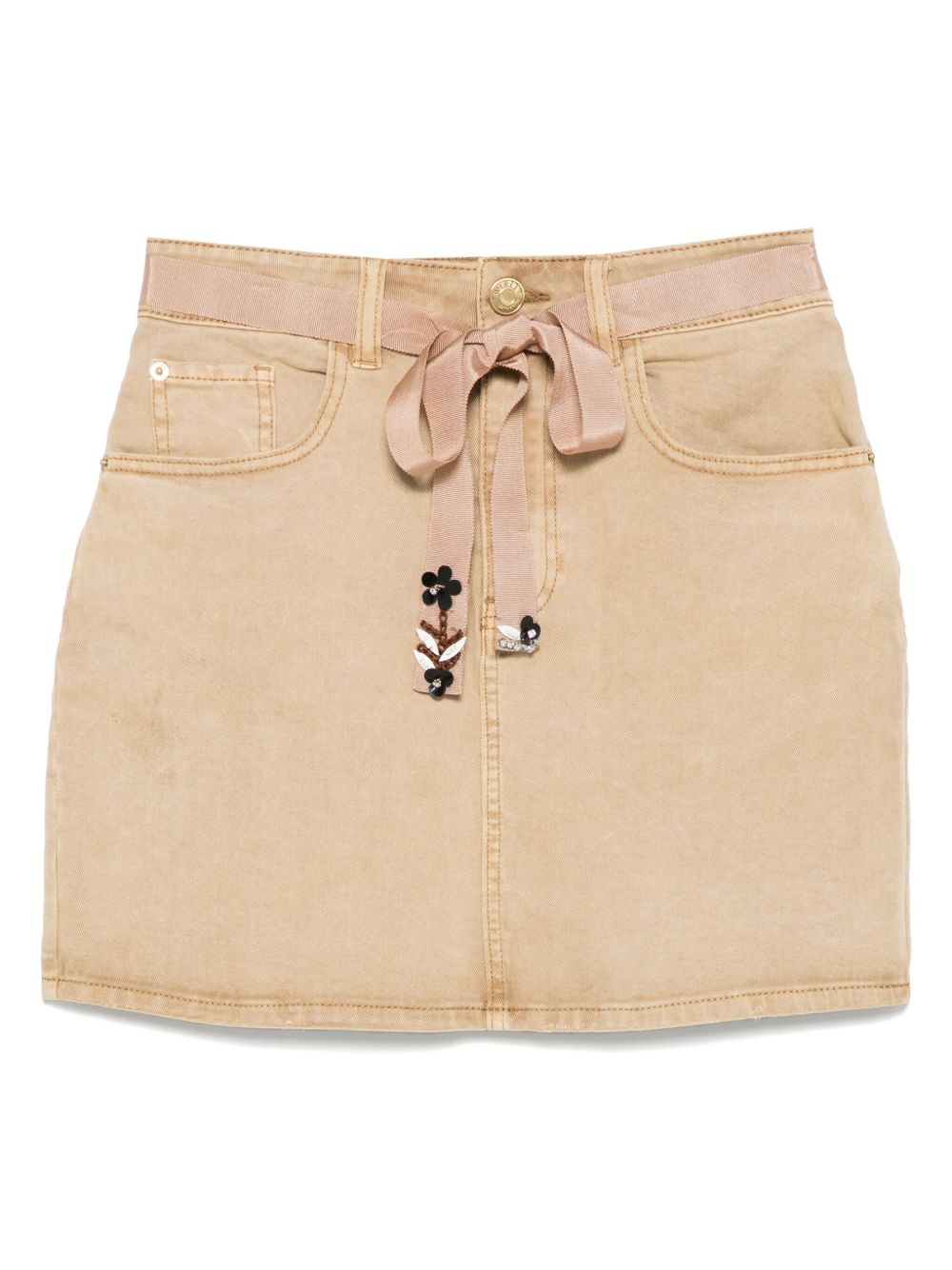 Drawstring skirt - Neutrals