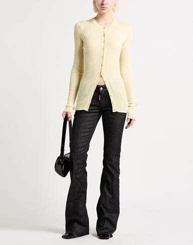 Woman Jeans Black Size 10 Cotton, Elastane