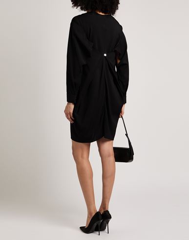 Woman Mini dress Black Size 4 Viscose, Elastane