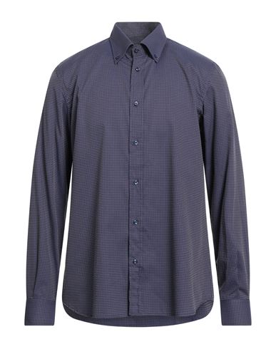 Man Shirt Navy Size 15 ½ Cotton