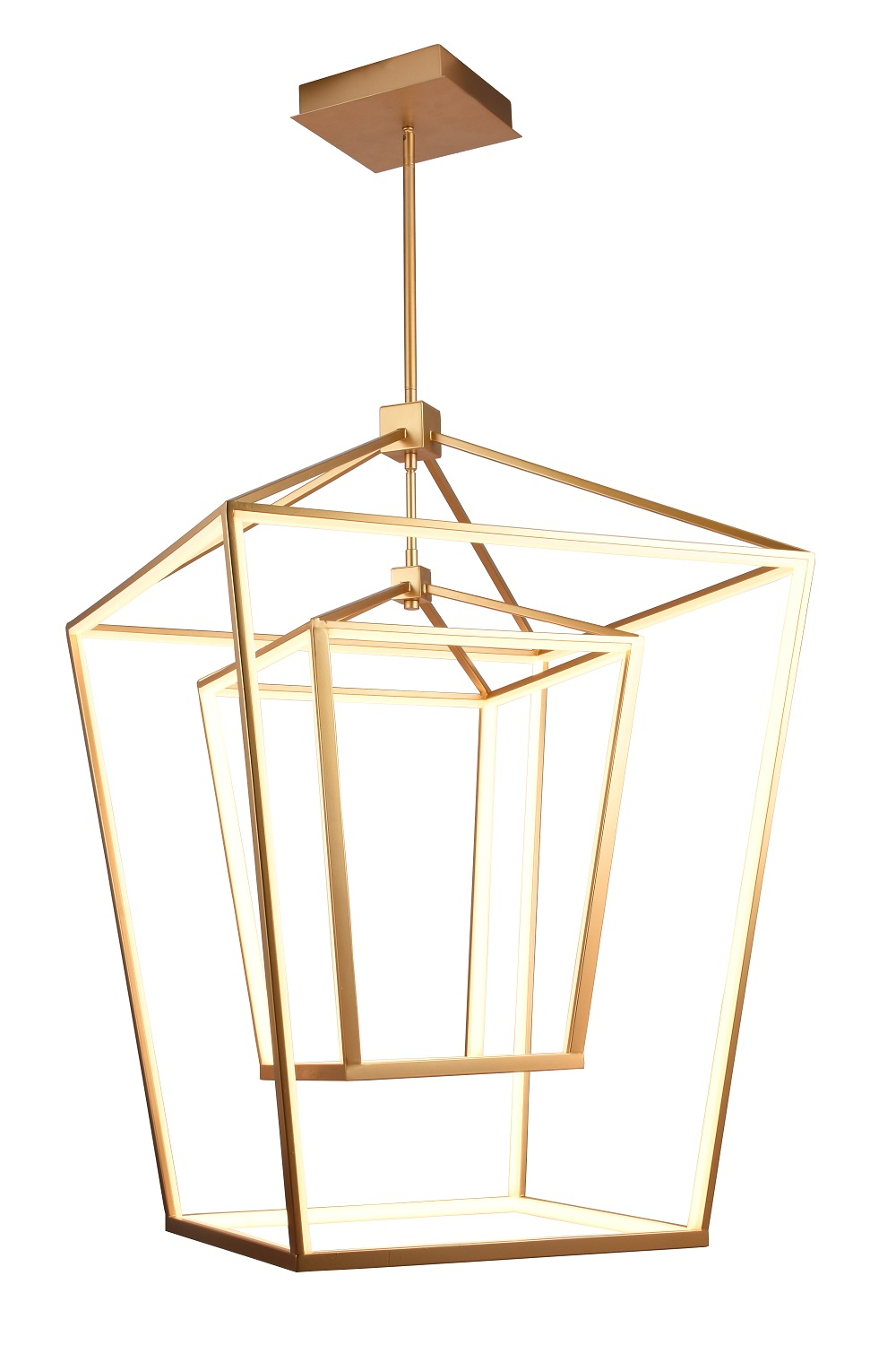 Park Ave. LED Chandelier in Gold