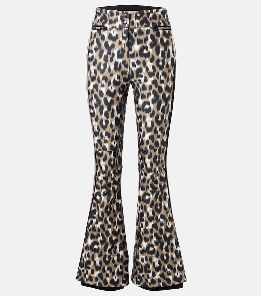 Elancia leopard-print ski pants