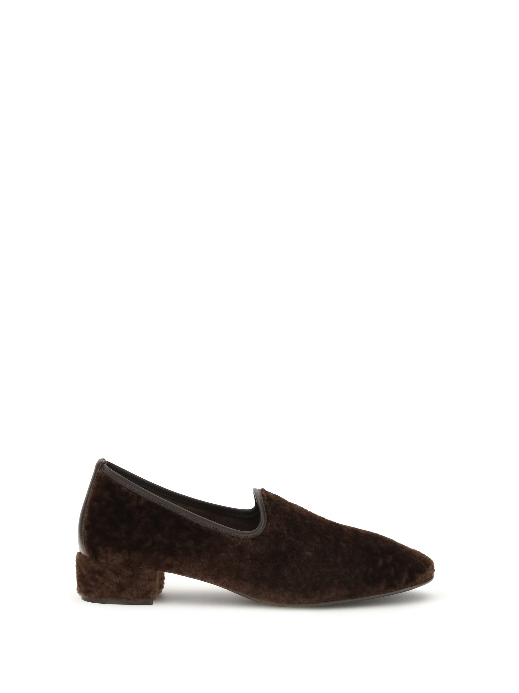 Suede Loafer — Brown