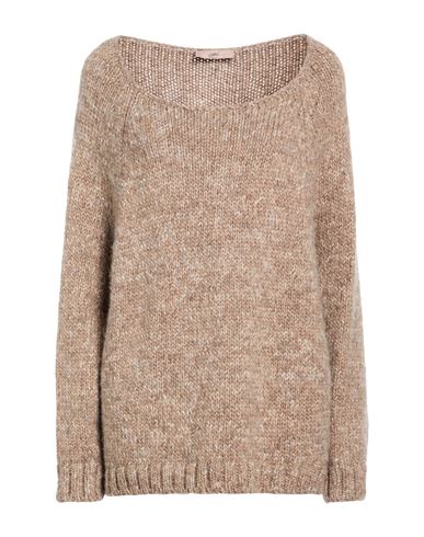 Woman Sweater Light brown Size 8 Wool, Polyacrylic, Alpaca wool
