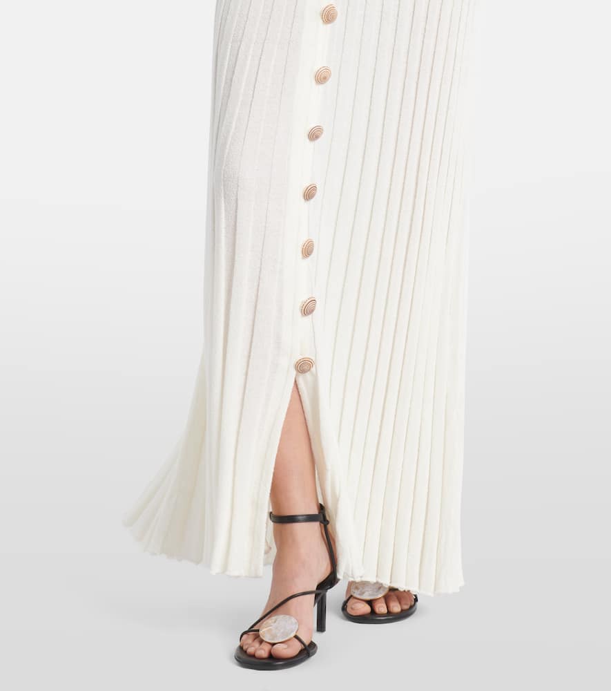 Sundial Shell cotton-blend maxi dress