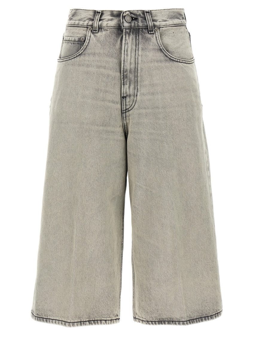 Belle Pearl Grey Jeans White