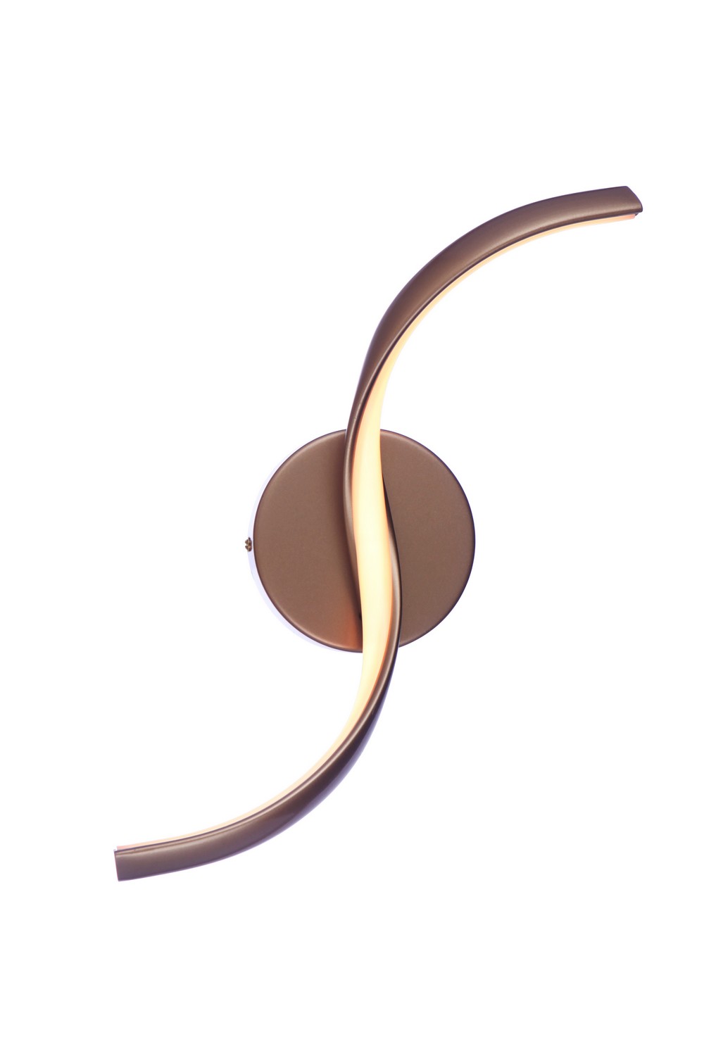 Champagne Brass LED Wall Sconce from the Pulse Collection