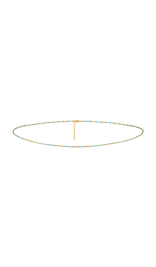 NAiiA x REVOLVE Turquoise Link Belly Chain in Blue