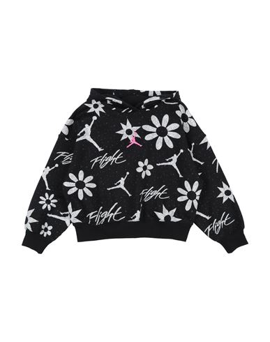 Floral Flight Aop Po Hoodie Kid Girl Sweatshirt Black