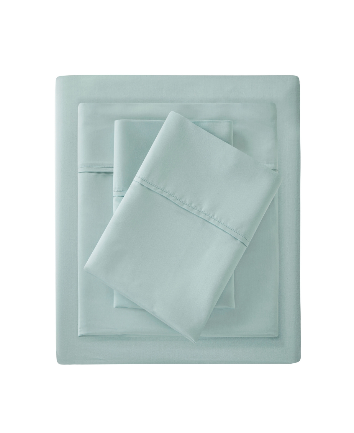 1500 Thread Count Cotton Blend 4-Pc. Sheet Set, Queen - Seafoam