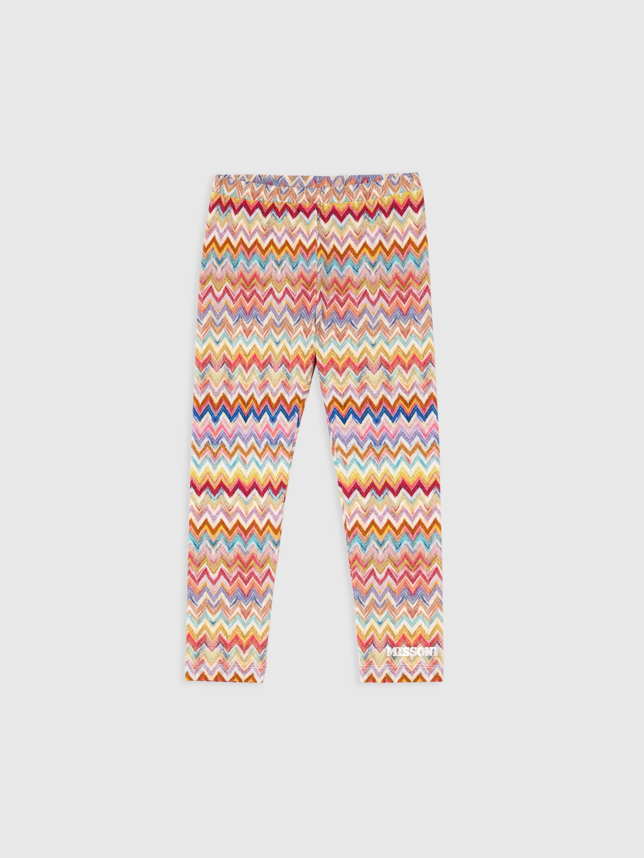 Missoni - Stretch cotton leggings, Girl, Multicoloured