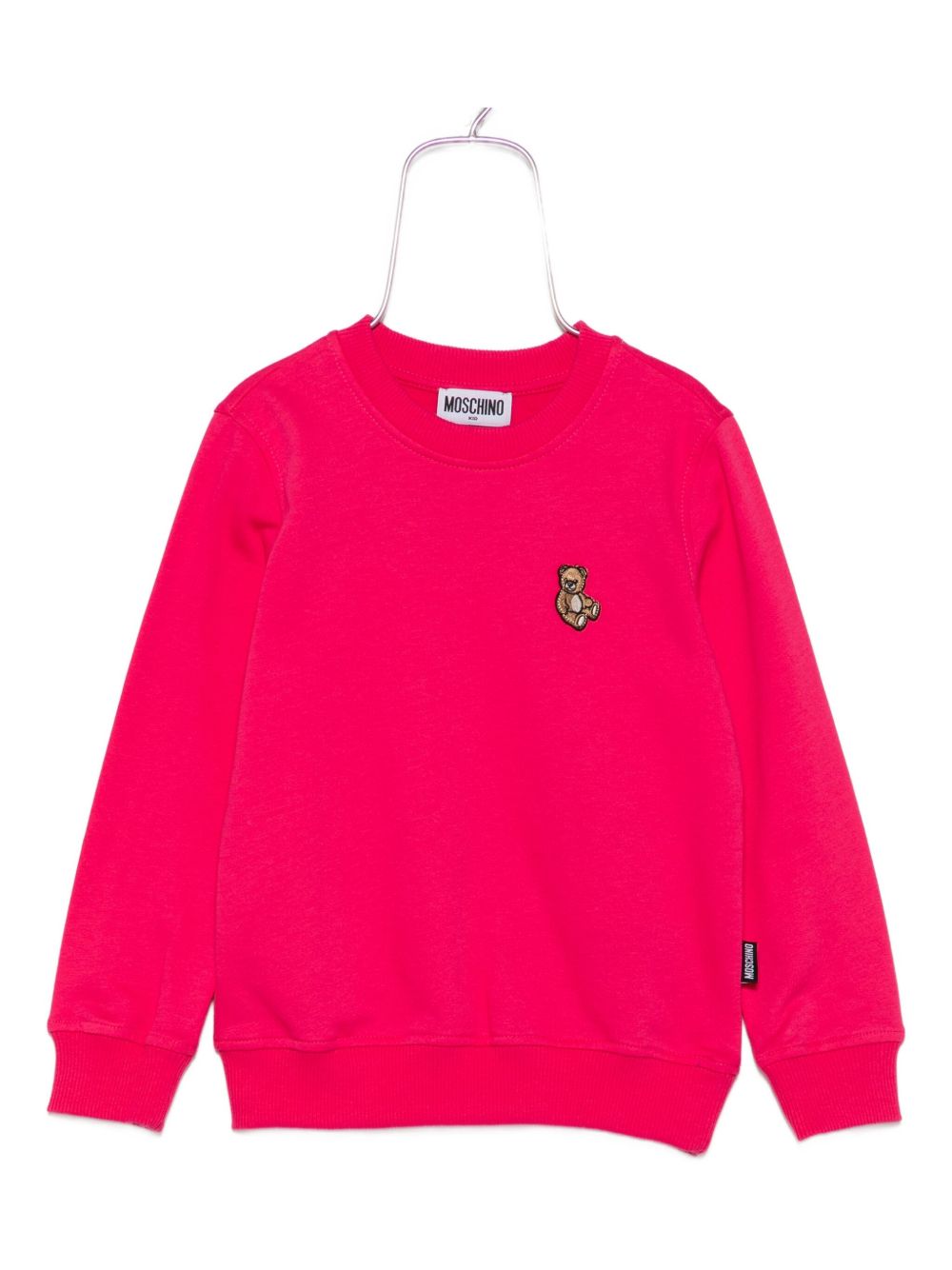 Teddy-embroidered sweatshirt