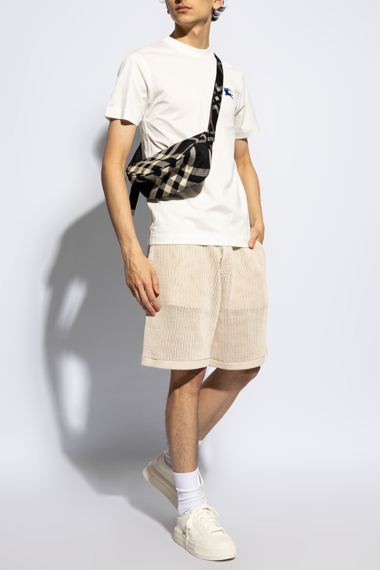 T-shirt With Logo, Men's, White