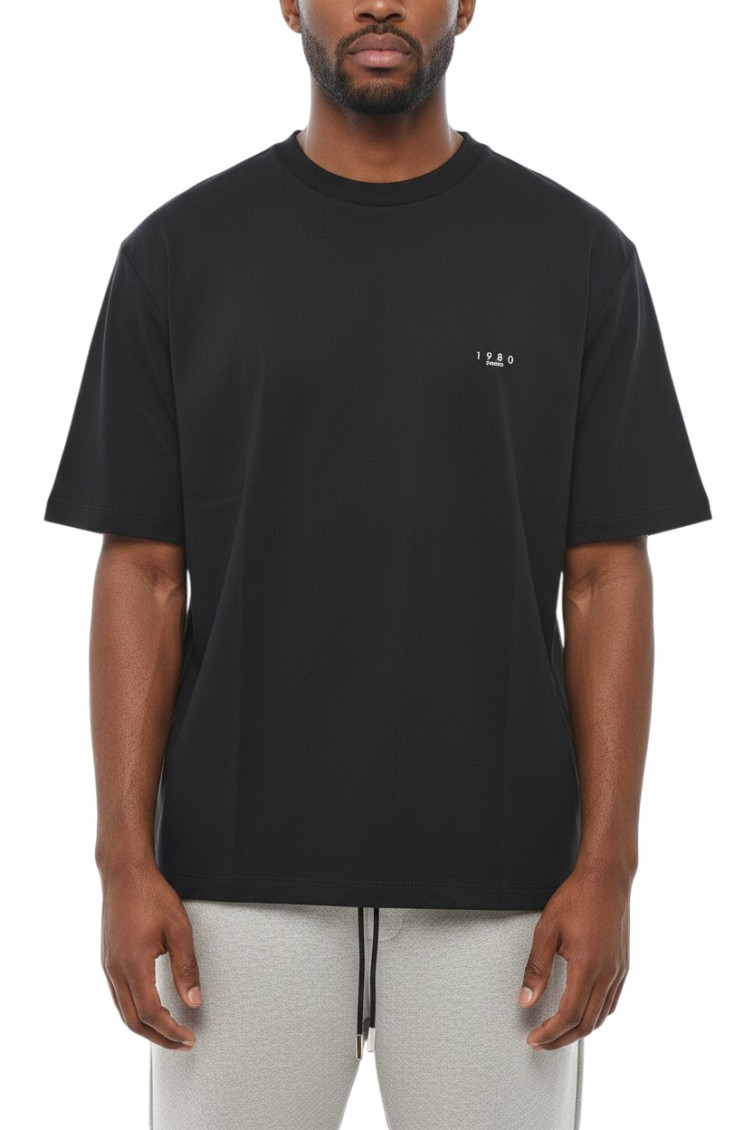 Black Cotton T-shirt
