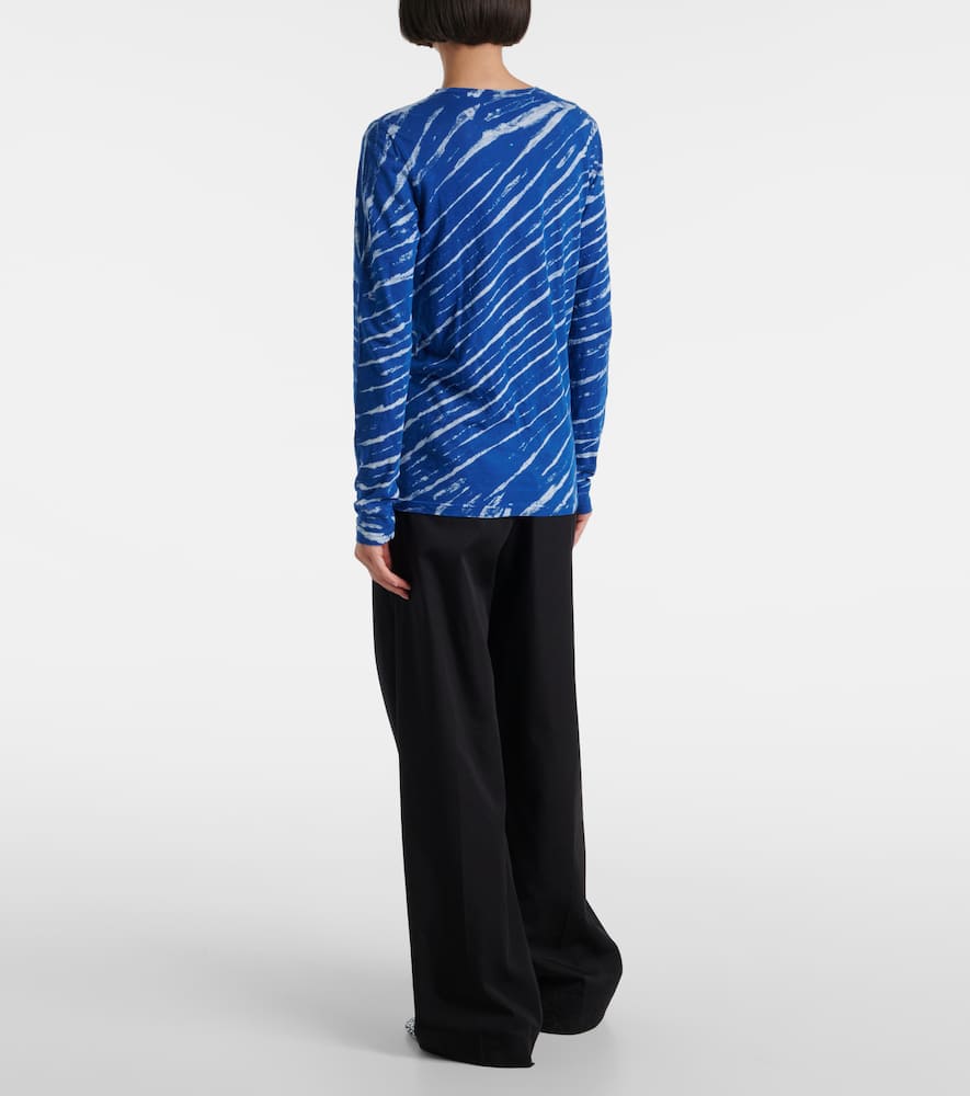 Mia tie-dye cotton jersey top