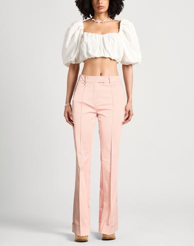 Woman Pants Blush Size 6 Cotton, Elastane