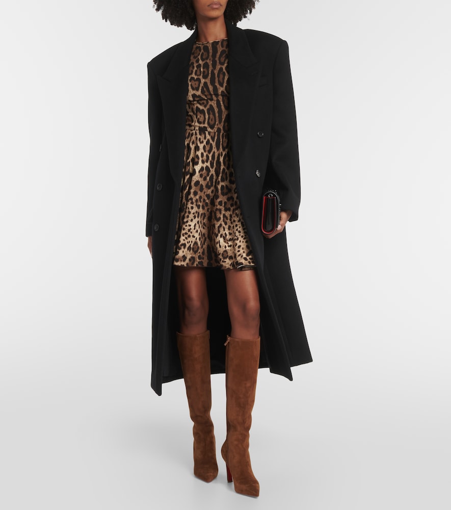 Christian Louboutin Condora Botta 85 suede knee-high boots