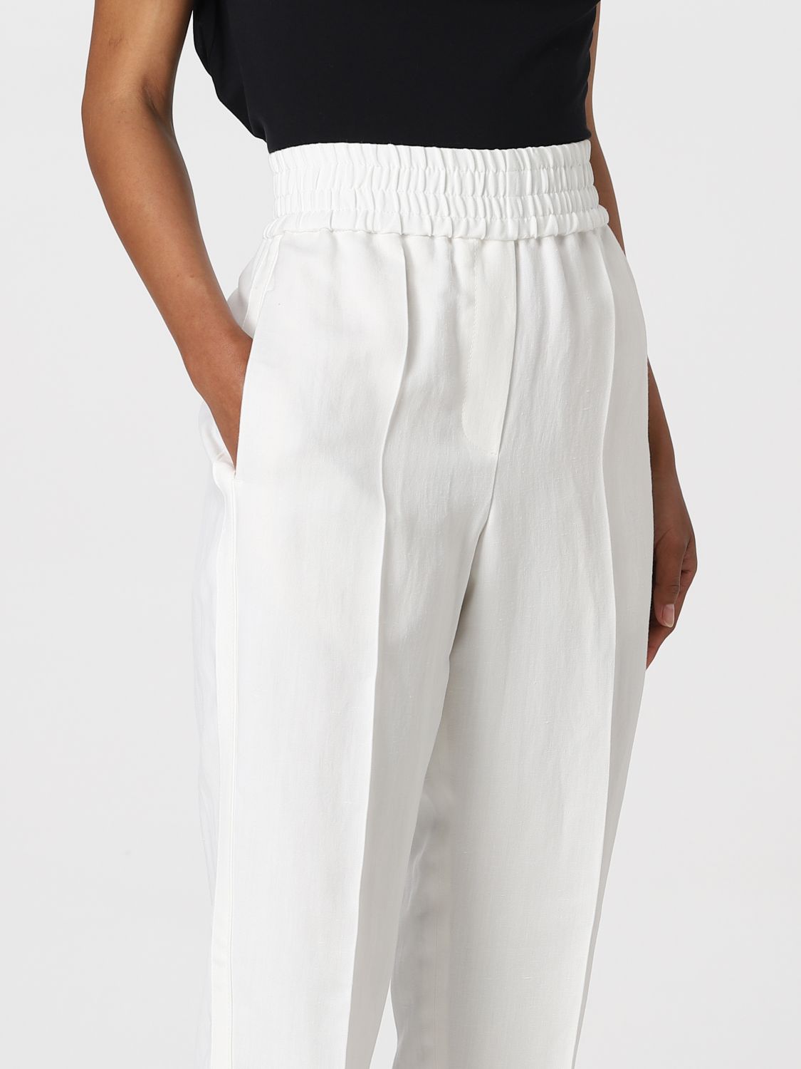 Pants Woman color White