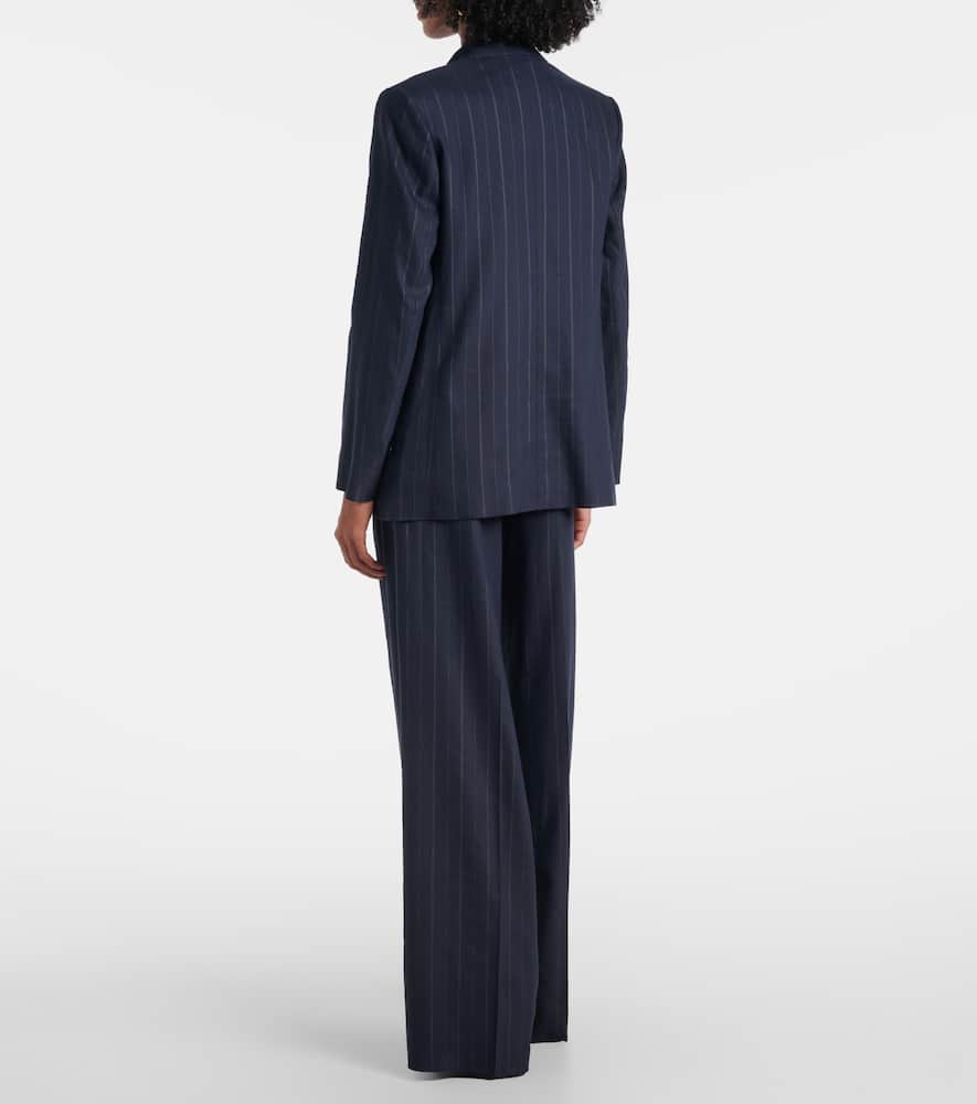 Modern Sophistication linen-blend blazer