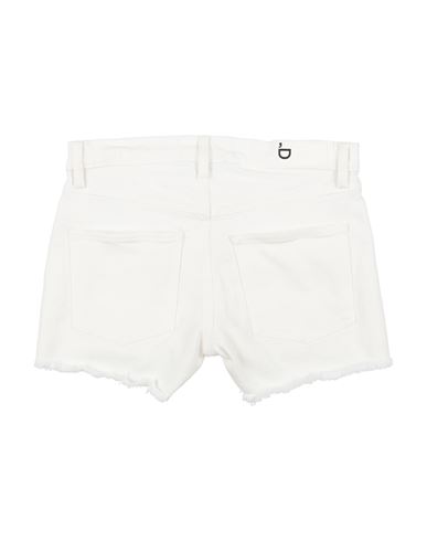 Kid Girl Shorts & Bermuda Shorts White Size 16 Organic cotton, Recycled polyester, Elastane