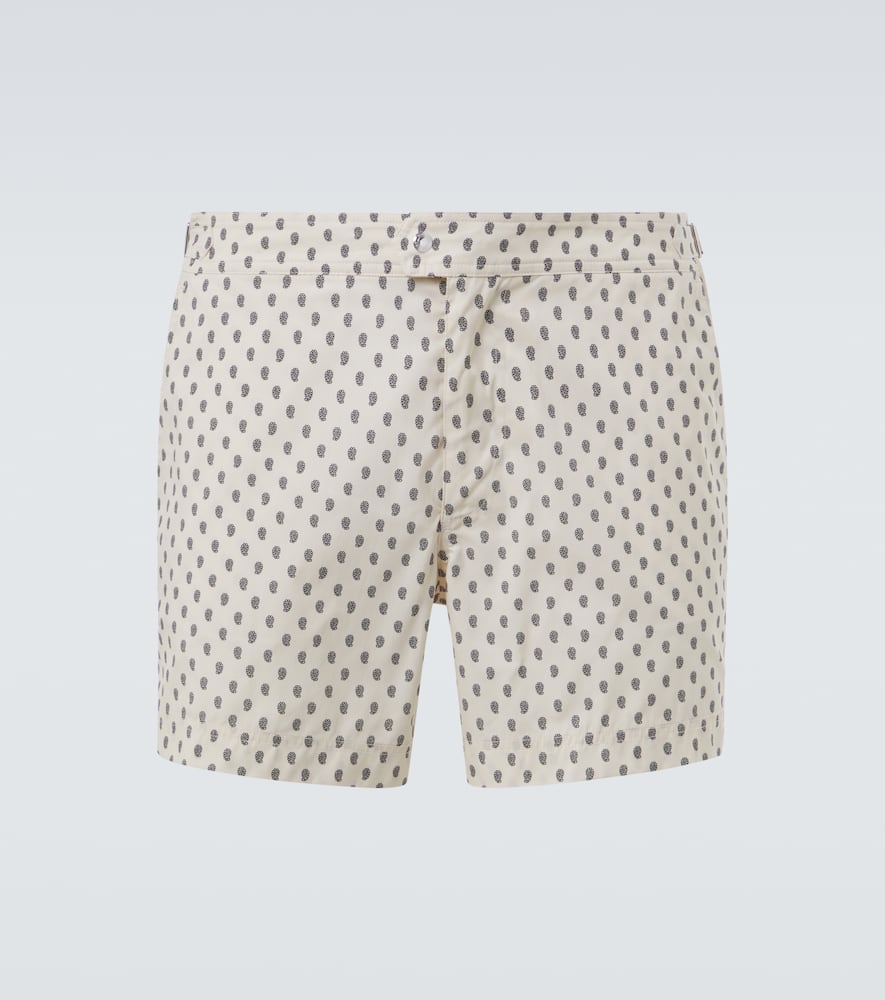 Paisley swim trunks