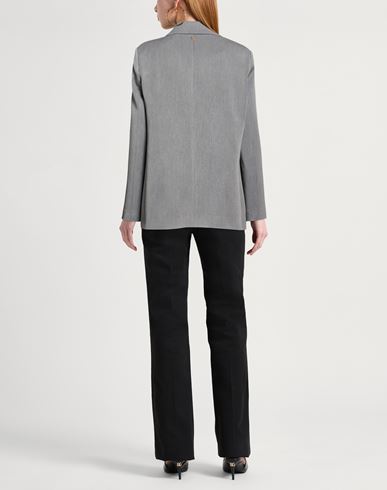 Woman Blazer Grey Size 6 Polyester, Viscose, Elastane