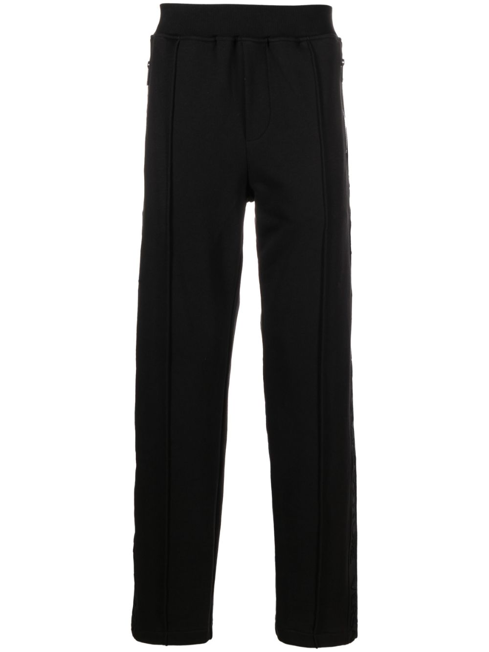 Pleated cotton trousers - White