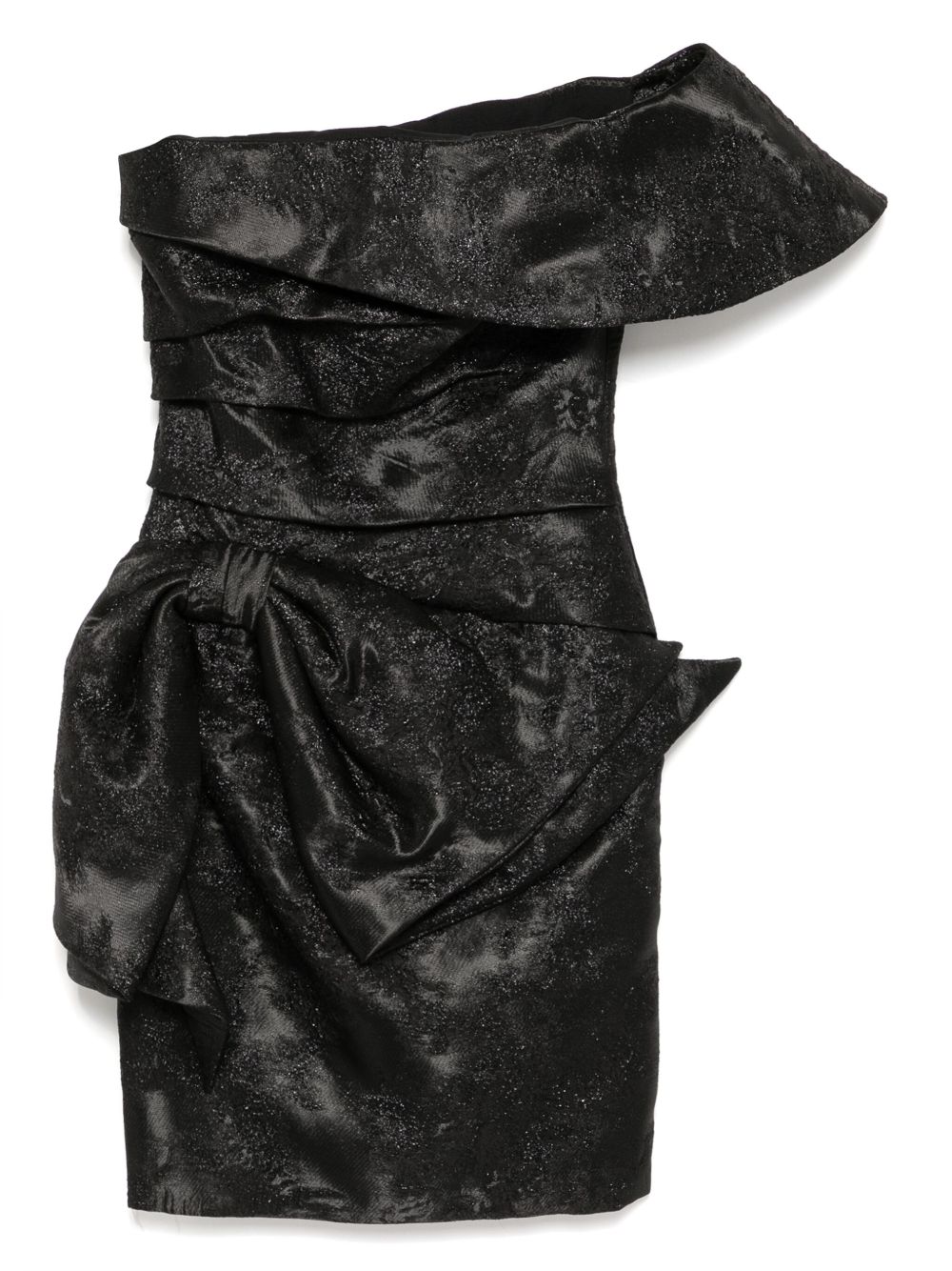 Brocade mini dress - Black