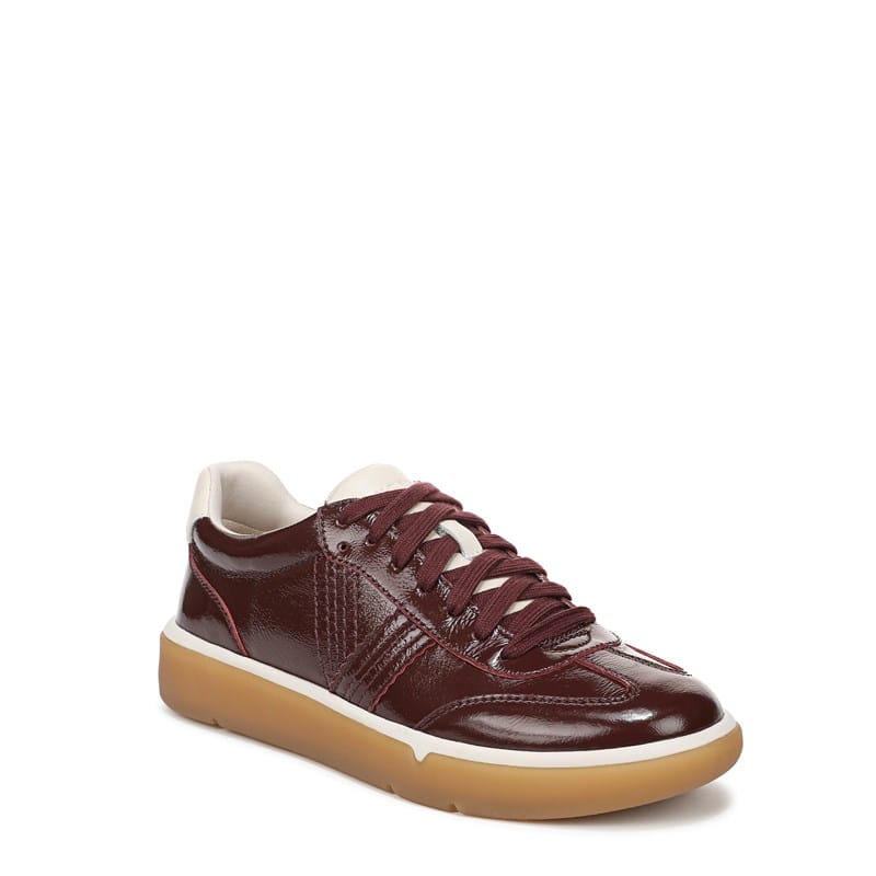 Women's City Walk Sneakers (Redwood Wine Tumbled Leather)