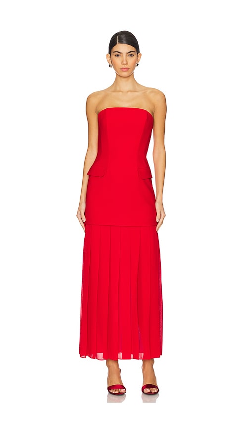 NICHOLAS Rhonda Dress in Red. 0. Also