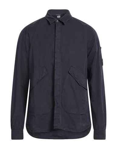 C. p. Company Man Shirt Midnight blue Size 3XL Cotton