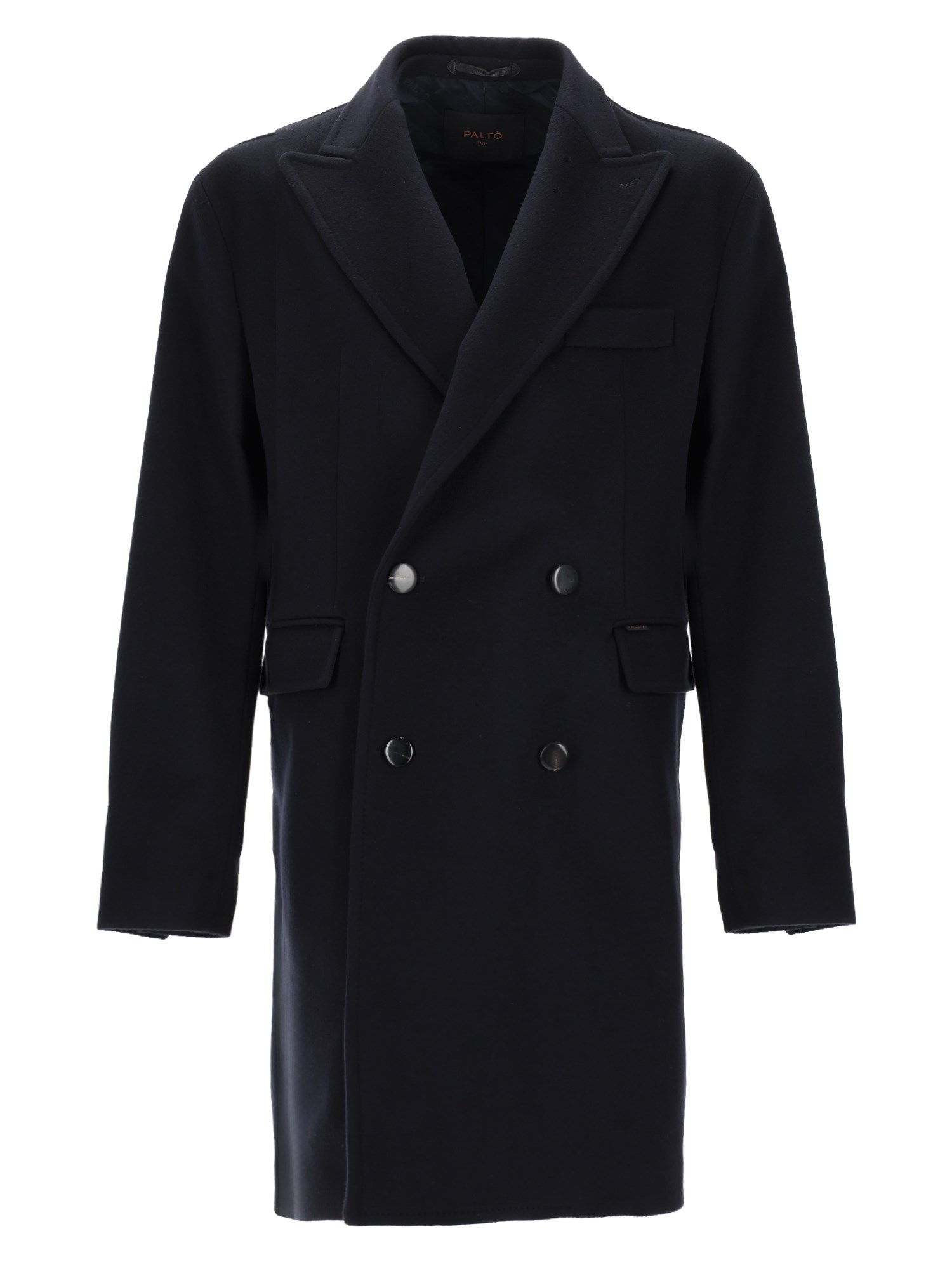 Cappotto doppiopetto in lana