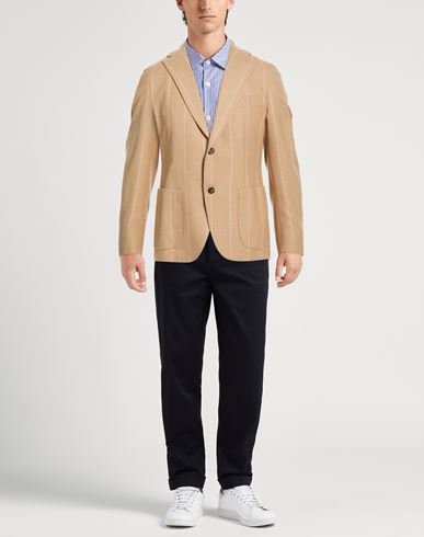 Platinum Man Blazer Beige Size 40 Wool