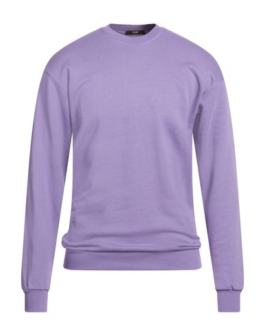 Man Sweatshirt Lilac Size L Cotton