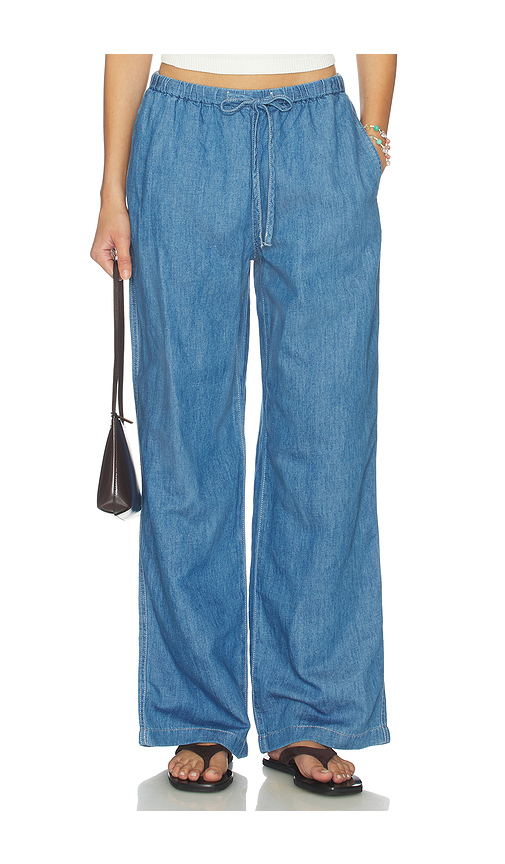 Madewell Pull On Tie Waist Pant in Irving. XXS also in XS, S, M, L